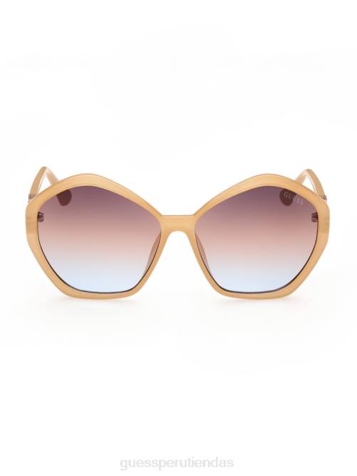 GUESS gafas de sol oversize con logo geométrico mujer 0P8X3751 rubor accesorio