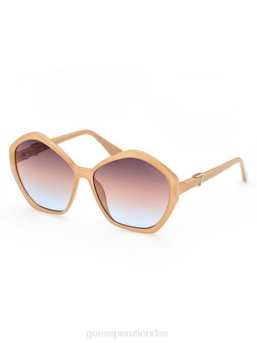 GUESS gafas de sol oversize con logo geométrico mujer 0P8X3751 rubor accesorio
