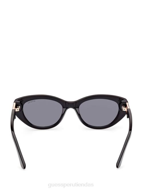 GUESS gafas de sol tipo ojo de gato de plástico de colores mujer 0P8X3760 negro accesorio
