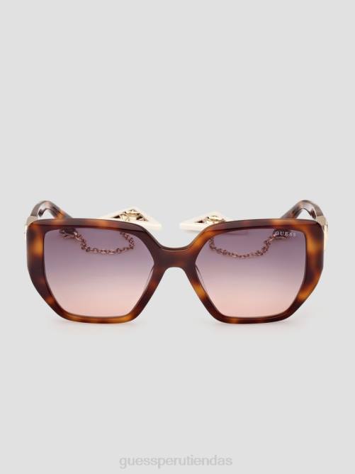 GUESS gafas de sol tipo ojo de gato de plástico mujer 0P8X3666 agravio accesorio