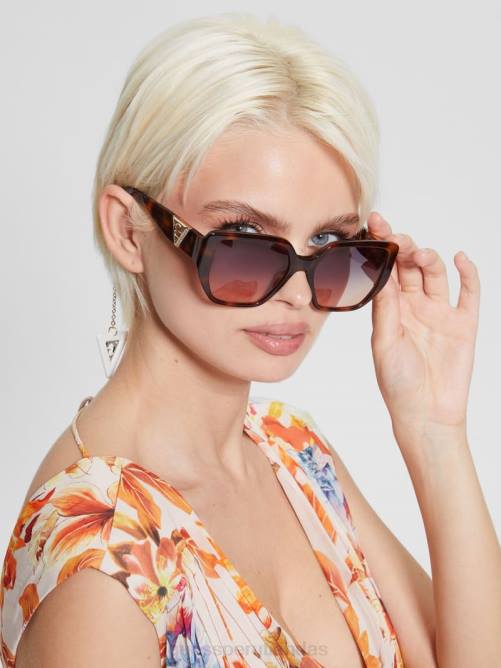 GUESS gafas de sol tipo ojo de gato de plástico mujer 0P8X3666 agravio accesorio