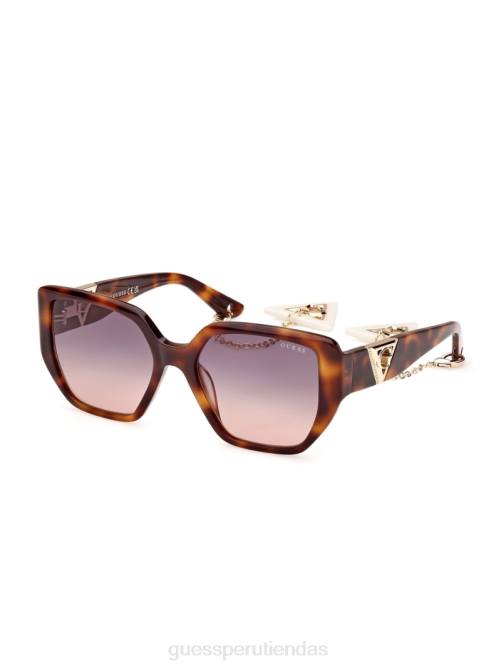 GUESS gafas de sol tipo ojo de gato de plástico mujer 0P8X3666 agravio accesorio