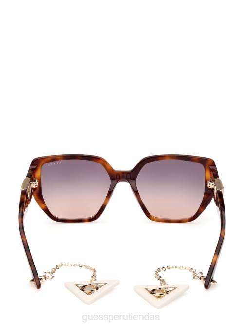 GUESS gafas de sol tipo ojo de gato de plástico mujer 0P8X3666 agravio accesorio