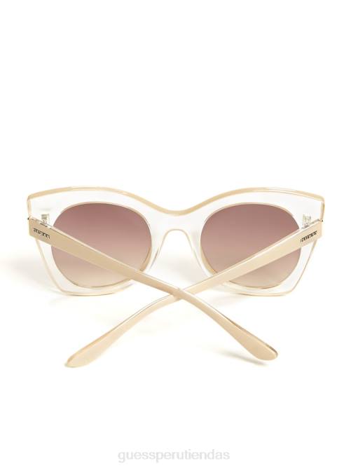 GUESS gafas de sol transparentes tipo ojo de gato mujer 0P8X3718 cristal accesorio