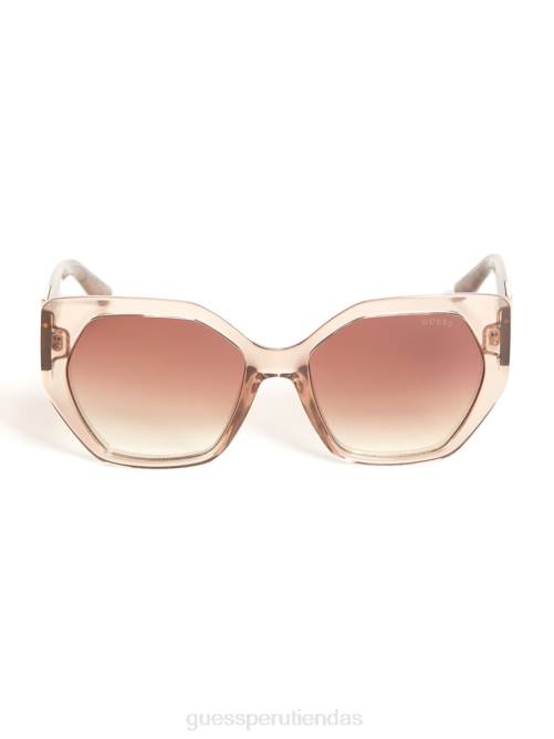 GUESS gafas de sol triangulares geométricas mujer 0P8X3730 desnudo accesorio