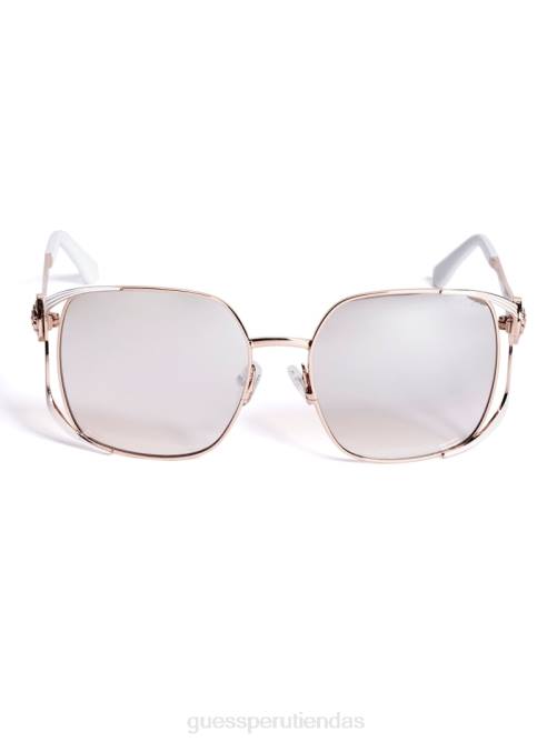 GUESS gafas de sol vera cuadradas de metal mujer 0P8X3707 rubor accesorio