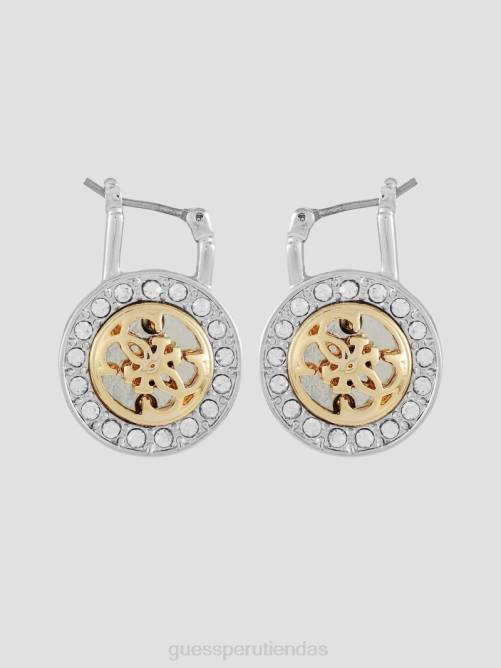 GUESS aretes quattro g en varios tonos mujer 0P8X3838 multi verde rosa blanco accesorio