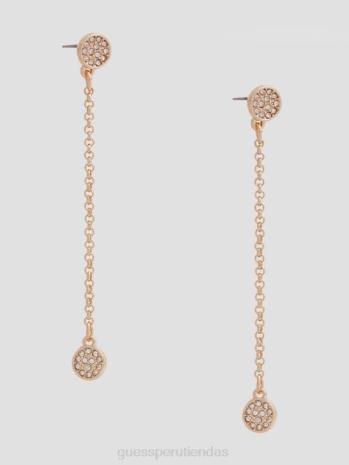 GUESS delicados pendientes lineales mujer 0P8X3900 oro accesorio