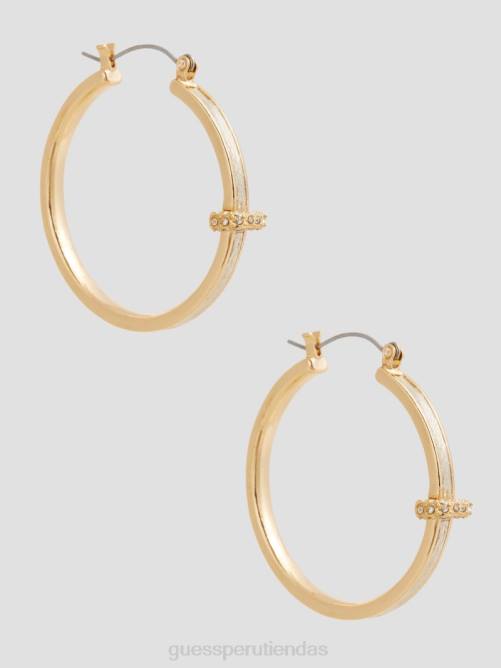 GUESS pendientes de aro metálicos mujer 0P8X3880 oro accesorio