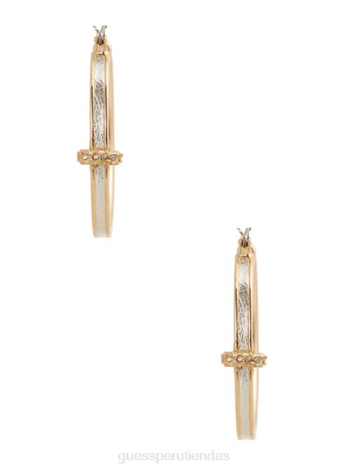 GUESS pendientes de aro metálicos mujer 0P8X3880 oro accesorio