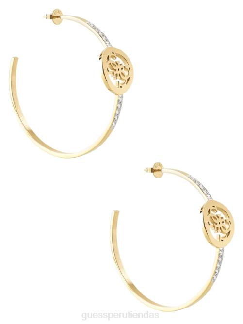 GUESS pendientes de aro quattro g mujer 0P8X3872 oro accesorio