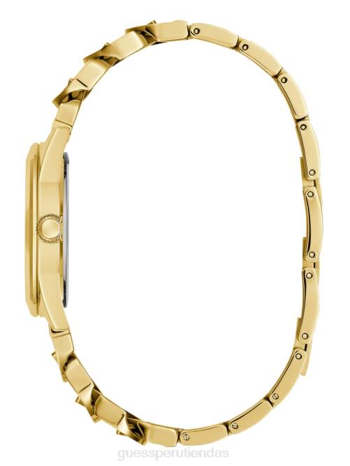 GUESS reloj analógico con cadena de cristal mujer 0P8X3638 oro accesorio
