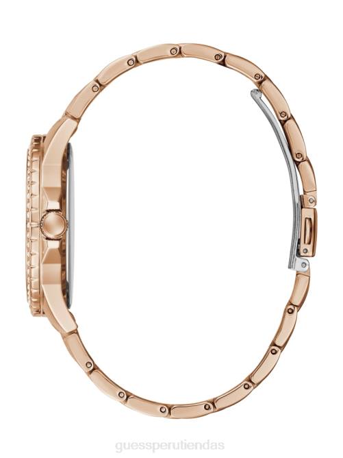 GUESS reloj analógico con diamantes de imitación mujer 0P8X3623 oro rosa accesorio
