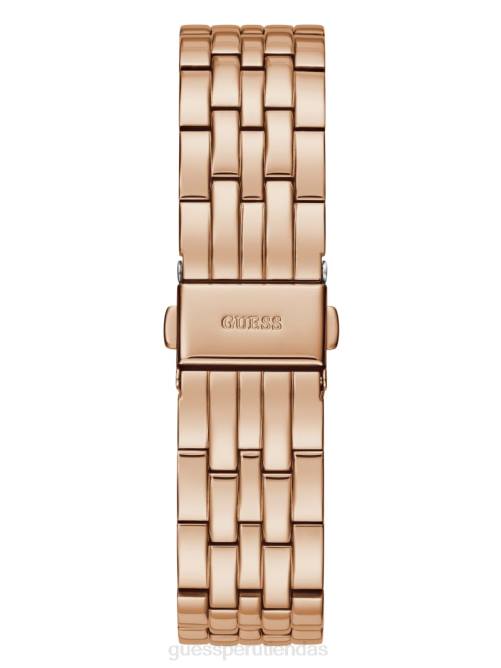 GUESS reloj analógico con diamantes de imitación mujer 0P8X3623 oro rosa accesorio