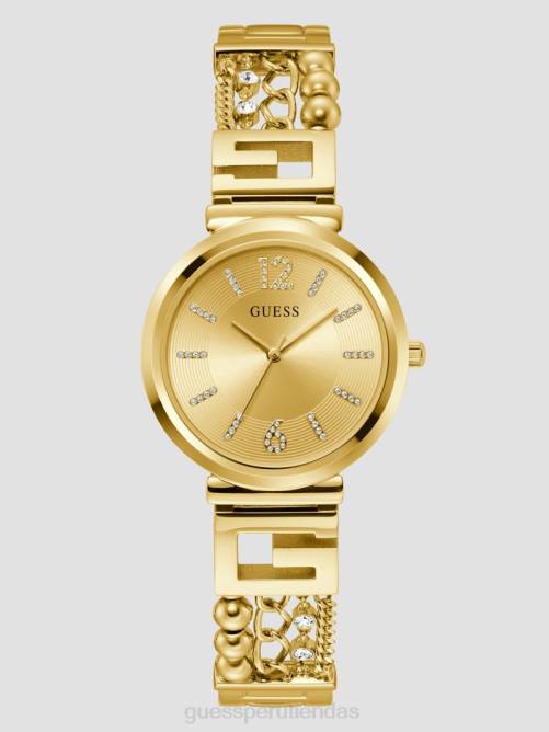 GUESS reloj analógico de cadena mixta mujer 0P8X3643 oro accesorio