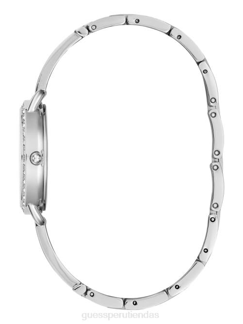 GUESS reloj analógico de cristal mujer 0P8X3644 plata accesorio