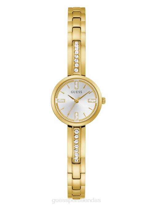 GUESS reloj analógico de cristal sofía mujer 0P8X3542 oro accesorio