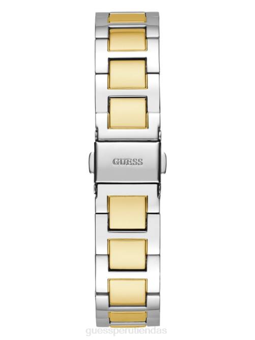 GUESS reloj analógico de dos tonos mujer 0P8X3565 oro rosa accesorio