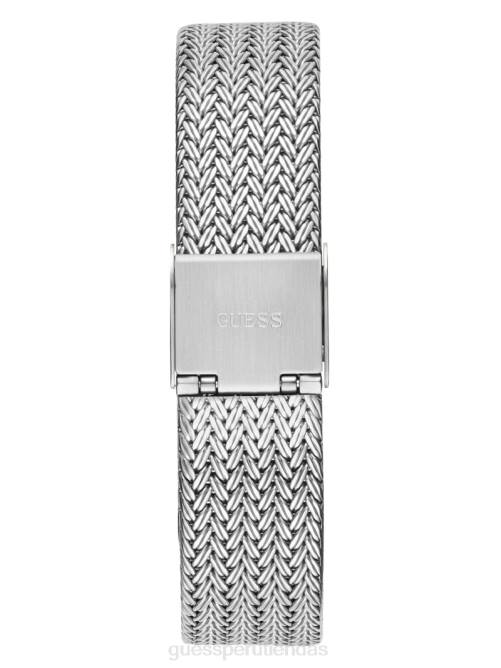 GUESS reloj analógico de malla mujer 0P8X3582 plata accesorio