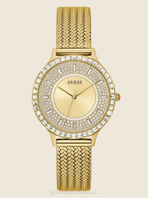 GUESS reloj analógico de malla mujer 0P8X3630 oro accesorio
