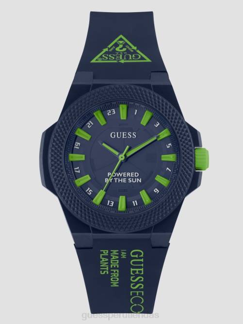 GUESS reloj analógico ecológico mujer 0P8X3594 azul marino y verde accesorio