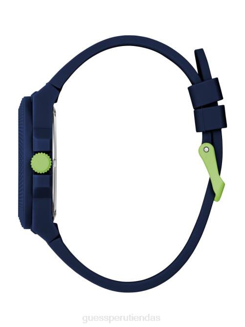 GUESS reloj analógico ecológico mujer 0P8X3594 azul marino y verde accesorio