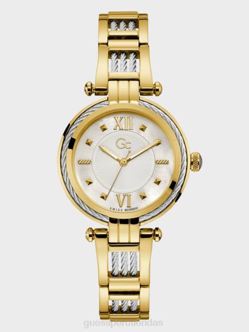 GUESS reloj analógico gc cable twist mujer 0P8X3572 oro accesorio
