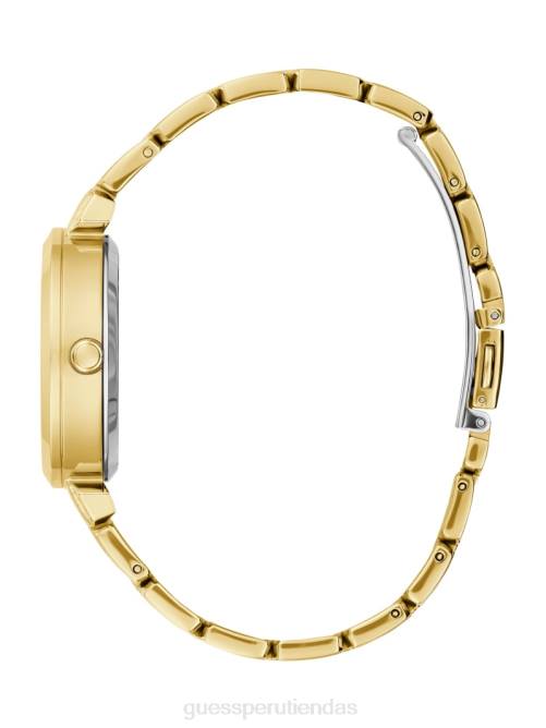 GUESS reloj analógico transparente mujer 0P8X3632 oro accesorio