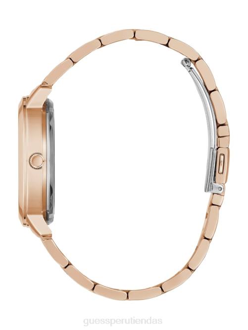 GUESS reloj analogico quattro g clear mujer 0P8X3590 oro rosa accesorio