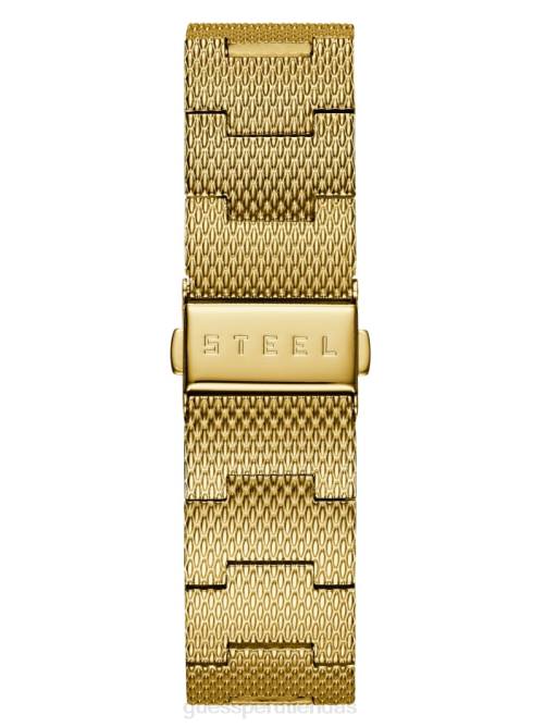 GUESS reloj de diamantes de malla delgada mujer 0P8X3541 oro accesorio
