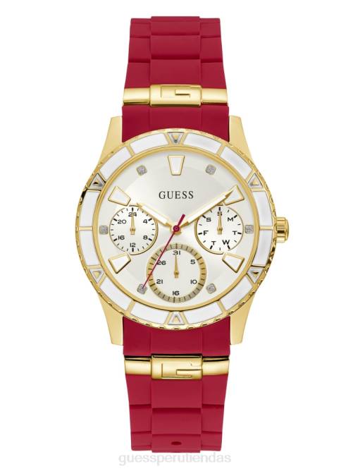 GUESS reloj multifunción bicolor y rojo mujer 0P8X3639 rojo accesorio