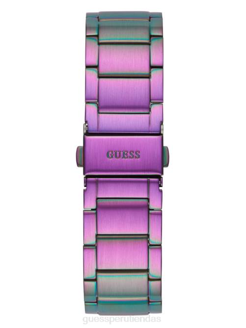 GUESS reloj multifunción con brillo iridiscente mujer 0P8X3584 oro rosa accesorio