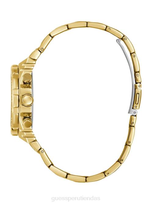 GUESS reloj multifunción con corte de cristal mujer 0P8X3611 oro accesorio