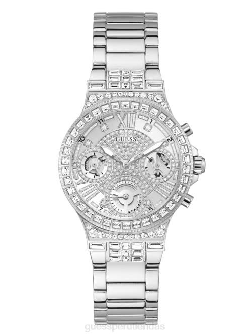 GUESS reloj multifunción con diamantes de imitación mujer 0P8X3570 plata accesorio