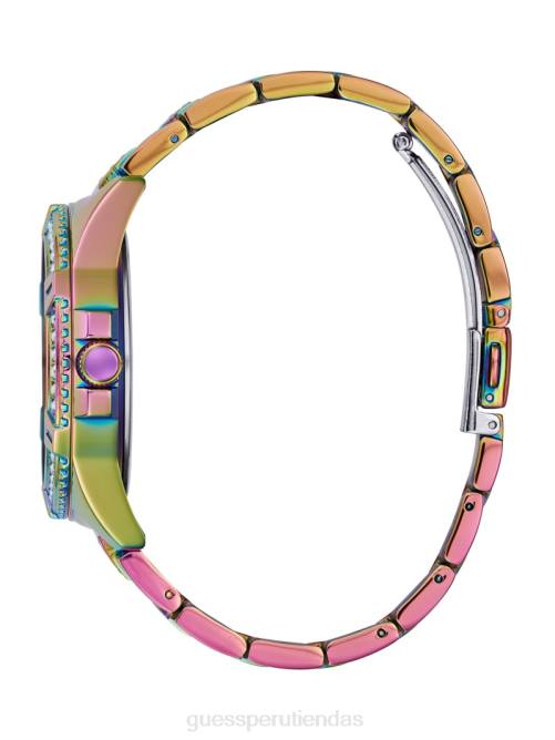 GUESS reloj multifunción de cristal iridiscente mujer 0P8X3539 multi accesorio