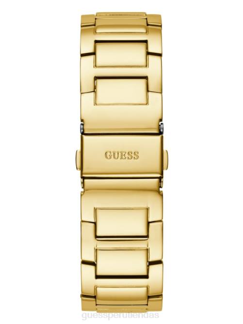 GUESS reloj multifunción de cristal mujer 0P8X3552 oro accesorio
