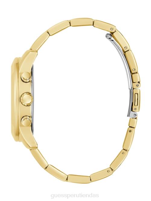 GUESS reloj multifunción de cristal mujer 0P8X3576 oro accesorio