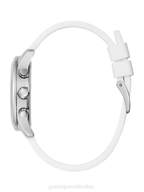 GUESS reloj multifunción de cristal mujer 0P8X3613 blanco multicolor accesorio