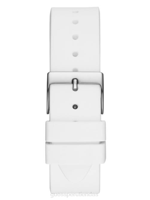 GUESS reloj multifunción de cristal mujer 0P8X3613 blanco multicolor accesorio