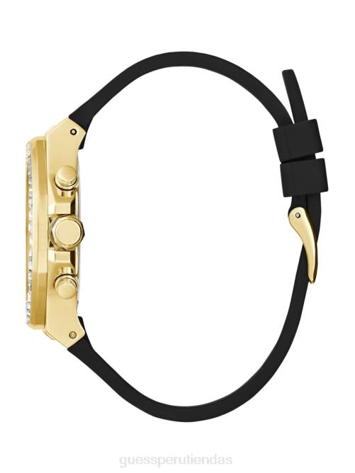 GUESS reloj multifunción de silicona con estampado animal mujer 0P8X3624 oro accesorio