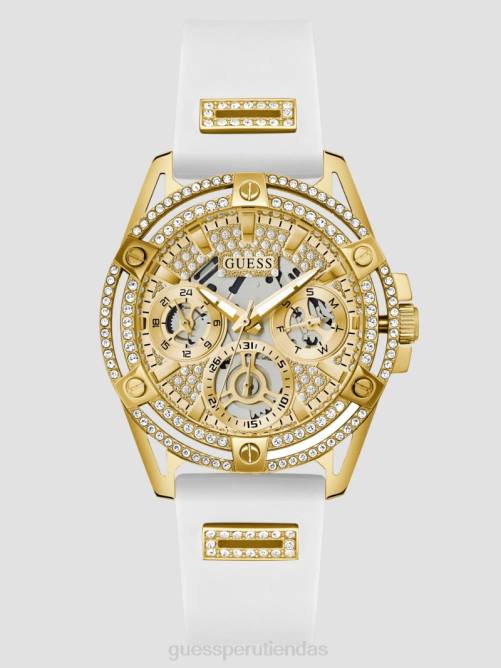 GUESS reloj multifunción de silicona mujer 0P8X3640 blanco multicolor accesorio