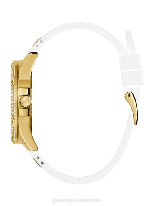 GUESS reloj multifunción de silicona mujer 0P8X3640 blanco multicolor accesorio