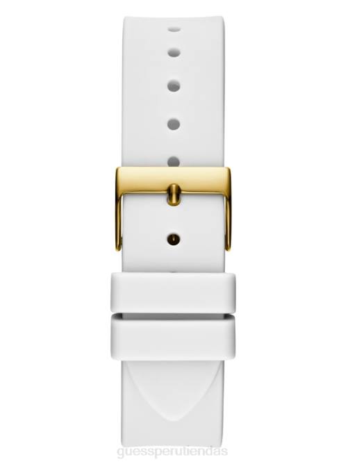 GUESS reloj multifunción de silicona mujer 0P8X3640 blanco multicolor accesorio