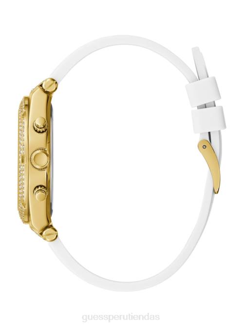 GUESS reloj multifunción de silicona mujer 0P8X3645 oro rosa accesorio