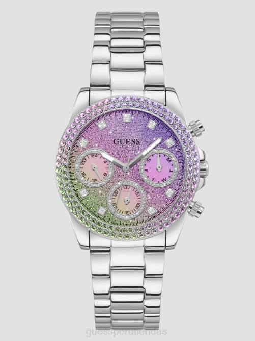 GUESS reloj multifunción degradado mujer 0P8X3587 plata accesorio