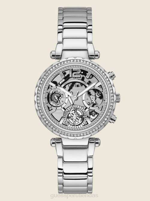 GUESS reloj multifunción mujer 0P8X3558 plata accesorio