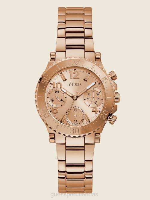 GUESS reloj multifunción mujer 0P8X3628 oro rosa accesorio