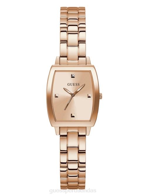 GUESS y reloj analógico de diamantes mujer 0P8X3619 oro rosa accesorio