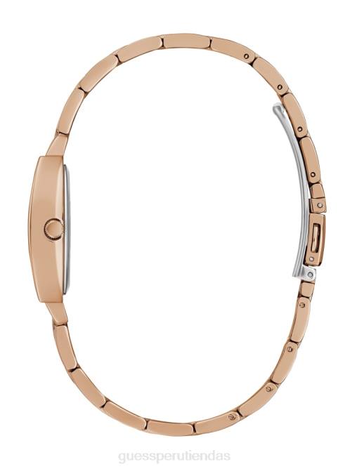GUESS y reloj analógico de diamantes mujer 0P8X3619 oro rosa accesorio