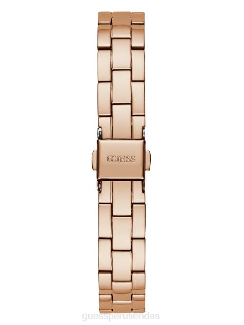 GUESS y reloj analógico de diamantes mujer 0P8X3619 oro rosa accesorio